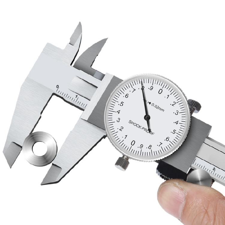 Dial Caliper VernierCaliber Measuring Micrometer Ruler Pachymeter Carpentry Tool