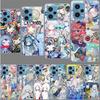 K-KikuoS Art Cute Phone Case For Redmi Note 13 12 14 15 Pro Plus 13R 11 11T 11E 11S 10 Pro 10S 9 9S Cover Cell Clear TPU Capa Ca