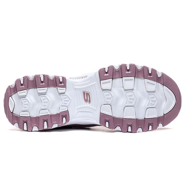 Skechers D'LITES Women Pink Low Top Sneakers Breathable Lightweight Comfortable 13142-MVE