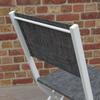 Lot de 2 chaises Modulo structure aluminium coloris blanc Wilsa Garden