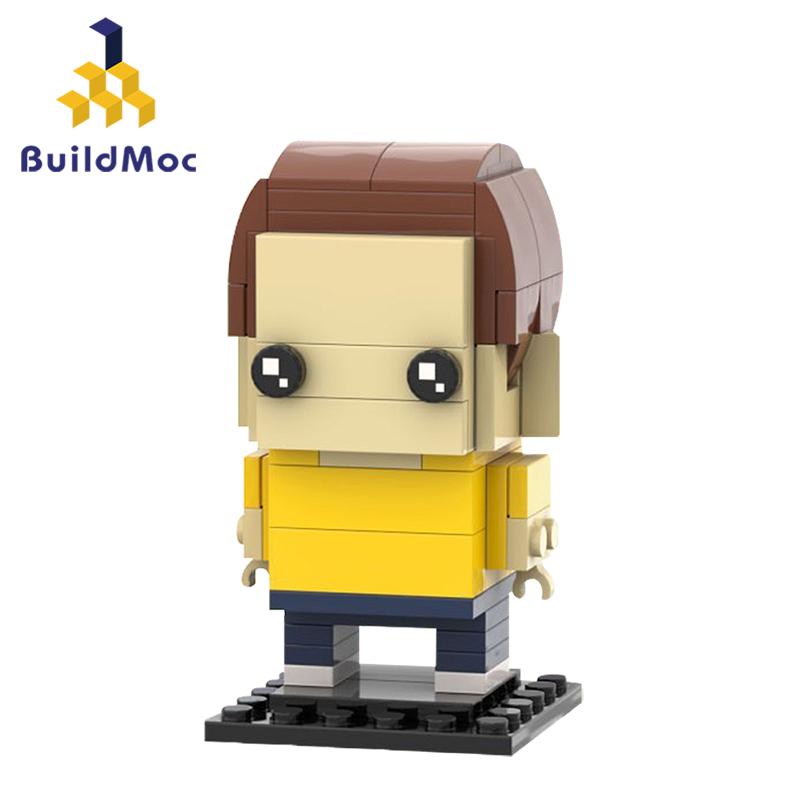 Mini Building Blocks Kit Cartoon Figures Characters Stranger Bricksheadz Collection Bricks Model Assemble Kids Toy Gifts