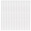 50x Transparent Plastic Reusable Straight Drinking Straws