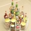 1pc 11inch Rotatable Multifunctional Lazy Susan Spice Rack, Condiment Rack, Rotating Seasoning Rack.