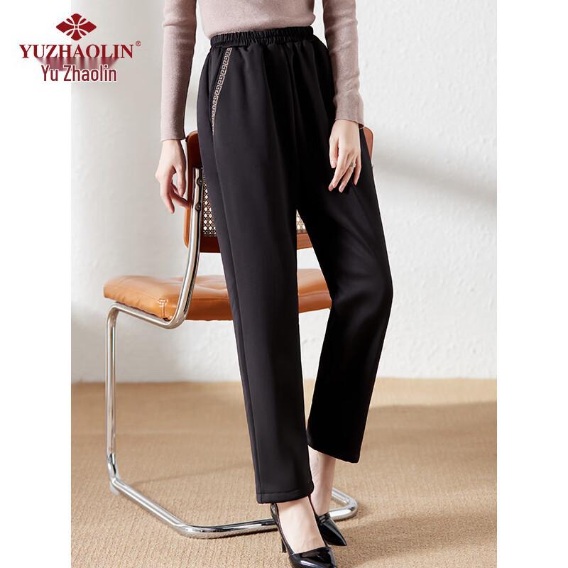Yuzhaolin Women's Plush-Lined Winter Warm Casual Pants