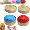 10cm Simulation Flash Dumpling Pressure Ball, Stress Relief Slow Rebound Decompression Toy, Reusable Squeeze Toy for Kids Adults