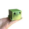 1Pc funny green ugly frog resin ornaments, for home desktop party holiday decoration, Halloween and Christmas gifts