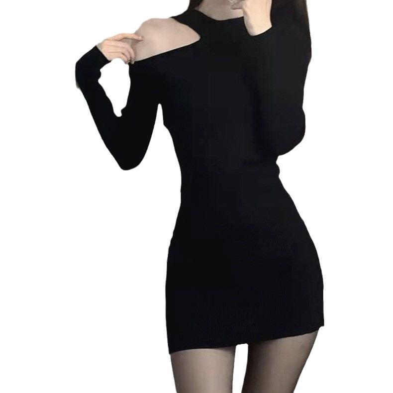 Sexy dress spring new stepmother hip skirt female spice girl royal sister black suit tight inside skirt