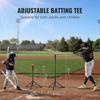 7x7 Ft Baseball Softball Practice Net, Portable Baseball Training Net for Hitting Batting Catching Pitching, Backstop Baseball Equipment with Bow