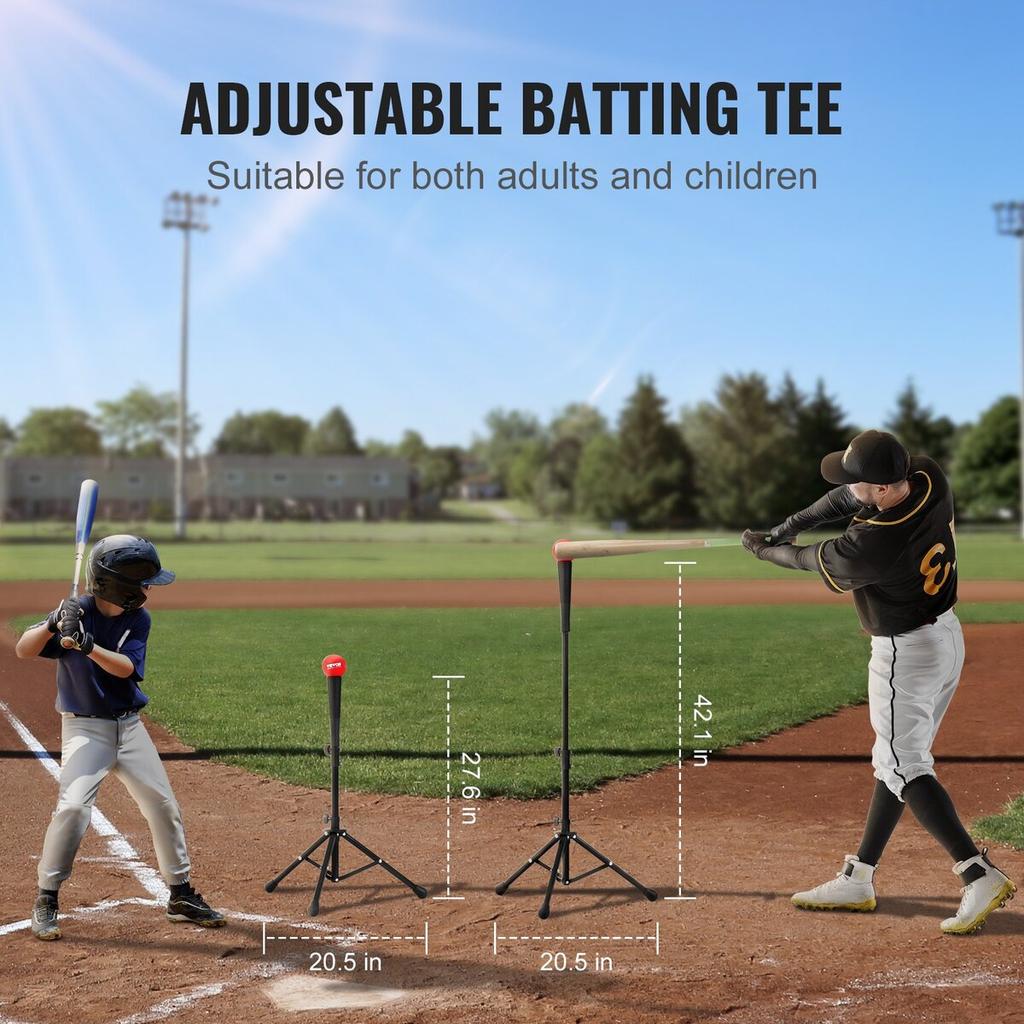 7x7 Ft Baseball Softball Practice Net, Portable Baseball Training Net for Hitting Batting Catching Pitching, Backstop Baseball Equipment with Bow