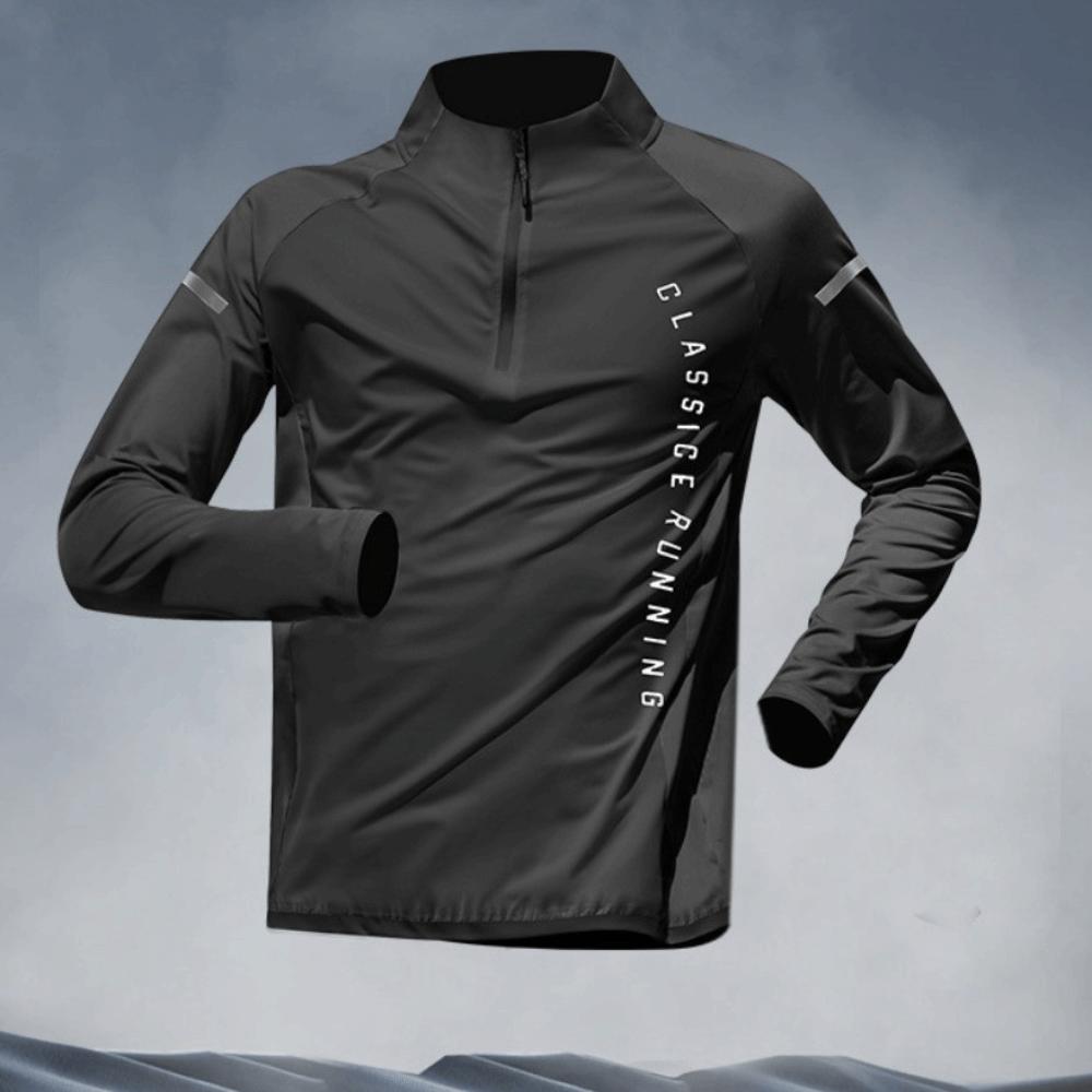 Long Sleeved Sport Running Shirts Quick Dry Men Sport T-shirt Men's Fitness T-shirt Football