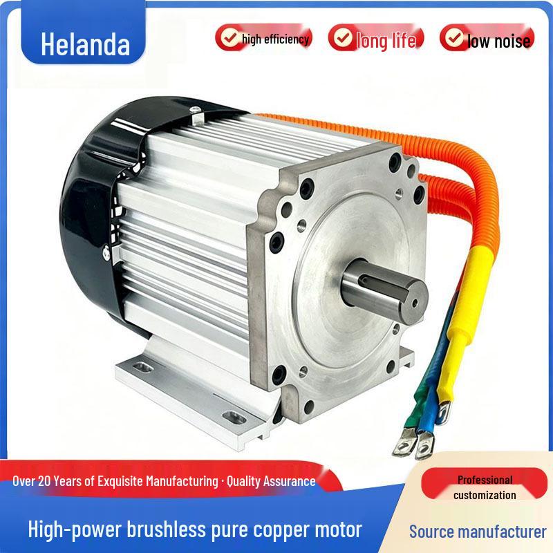 High-Pressure 1500W DC Brushless Motor, 48V/60V/72V