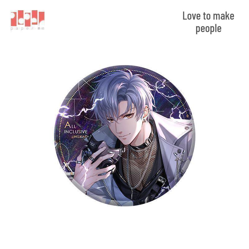 

Любовь и Продюсер Весенняя Серия: Бай Ци, Лин Сяо, Сюй Мо, Ли Цзэянь, Чжоу Цило Жестяной значок с кроликом 58mm Laser Badge