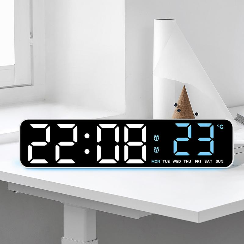 A Simple LED Digital Silent Multifunctional Clock with Luminous Clock and Two Sets of Alarm Clocks