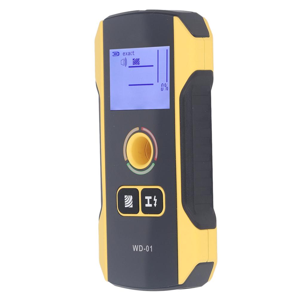 Stud Finder Wall Scanner 6 in 1 Wood Metal Detector LCD Display Rechargeable Audio Alarm