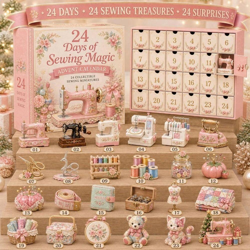 Ornaments 24 Days Advent Calendar Decorations Christmas Gifts Christmas Advent Calendar Gift