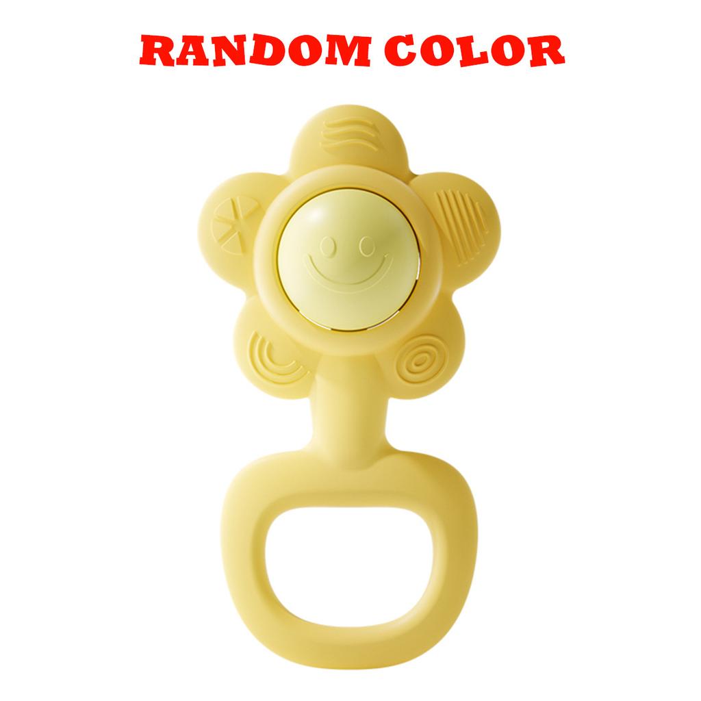 Sunflower Hand Bell Toy, Cultivating Youngsters's Hand Holding Ability, Suitable for Boys and Girls, Random Color