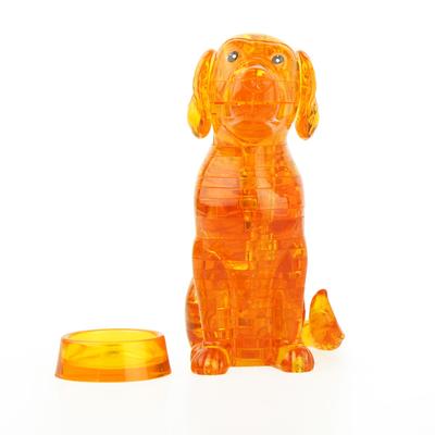 3D Crystal Puzzle Cute Dog Model DIY Gadget  Building Toy Gift
