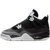 Nye Air Jordan 4 Sklisikre Anti-spark Høye Barnesko Basketballsko Svart Unisex