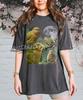 Drei Kakapo Retro Grafik T-Shirts, Vintage Kakapo Mond T-Shirt, Kakapo Liebhaber, Lustiges Kakapo T-Shirt, Übergroßes gewaschenes T-Shirt, Albernes Geschenk, Papageien