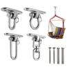 Hanging Brackets Hammock Chair Hooks 360 Rotating Swing Fixed Plate Swing Hangers Set  Concrete