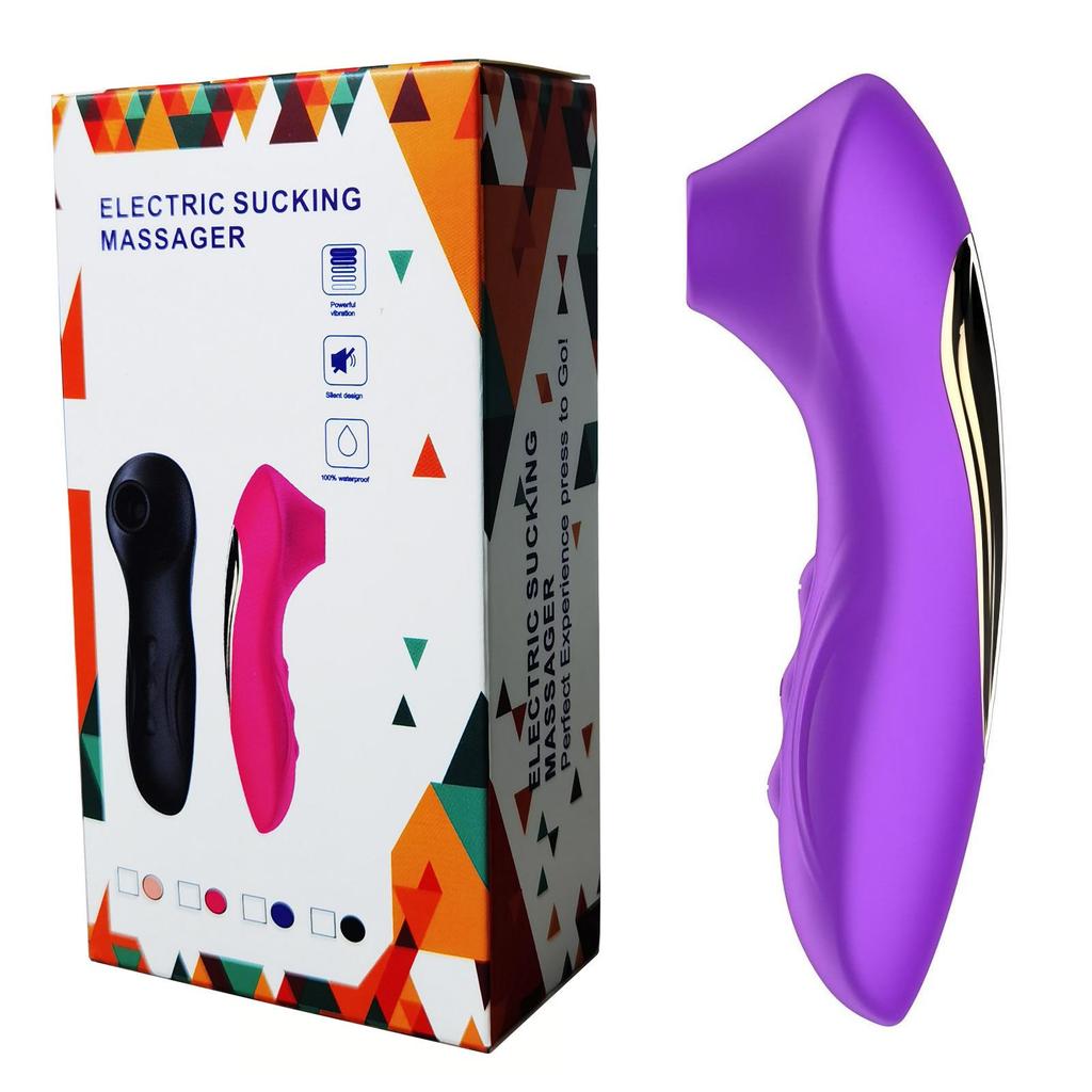 Russian Trade Silicone Teasing Massager: Rechargeable Vibrating Erotic Device for Women