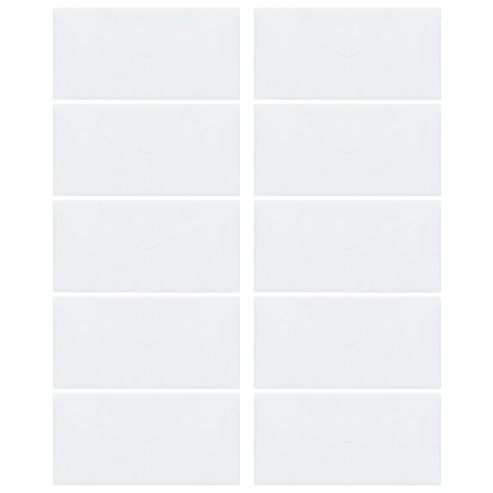 Umschläge aus Kraftpapier im Retro-Vintage-Stil, für Briefpapier, DIY-Scrapbooking, Einladungen, Geschenke, Hochzeitsfeier, Einladungskartentasche, 10 Stück