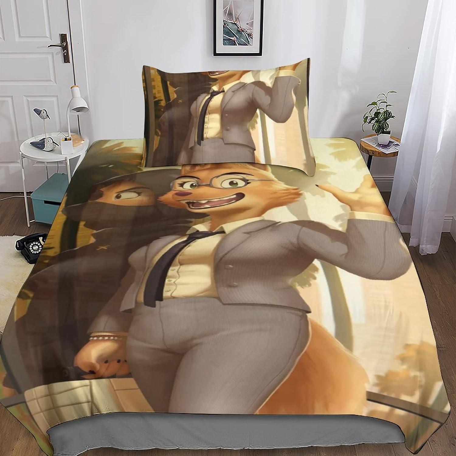 

Comforter The Bad Guys Bedding Set Exquisite Bed Supplies Set Cartoon Animal Bed Comforter Set Bedding Set Birthday Gifts Comforter (quilt)-EU Single(135*200cm)3pcs