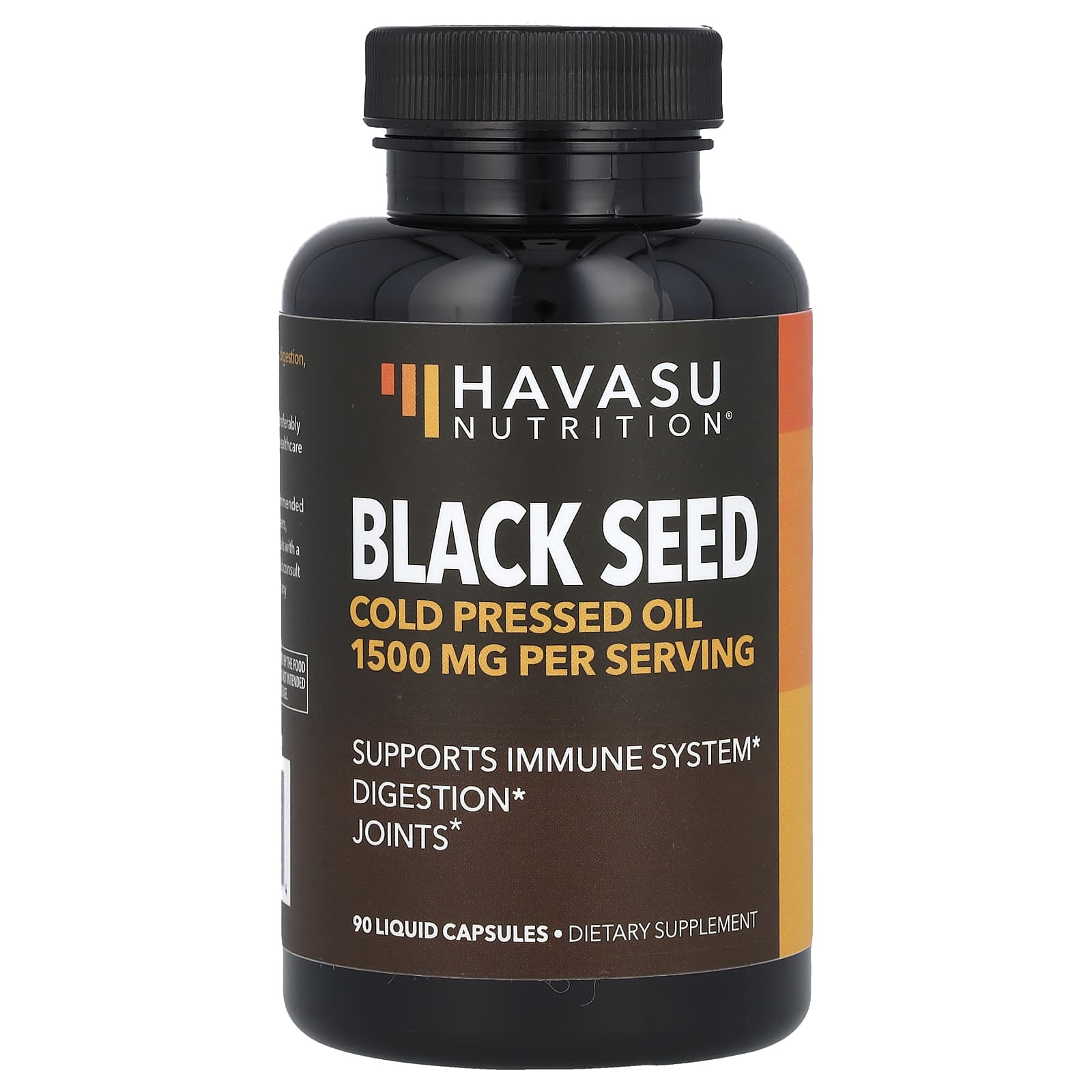 

Black Seed, Cold Pressed Oil, Liquid Capsules 90 (500Mg per Capsule)