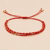 Trendy Handwoven Rice Bead Bracelet Adjustable Beaded Handchain for Casual or Formal Wear Handwoven Fashion Accessory