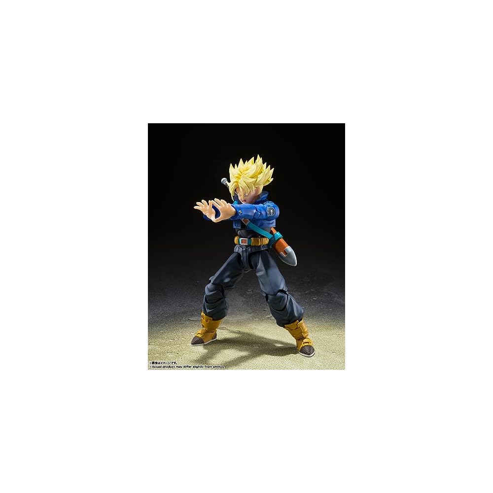 TAMASHII NATIONS S.H. Figuarts Dragon Ball Z Super Saiyan Trunks Future Boy 140mm PVC ABS Action Figure