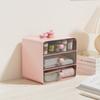 Transparent Design Desktop Drawer Box Multifunctional Space Saving Storage Shelf Large Capacity Cosmetic Storage Box School