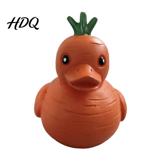 Detailed Design Ornament Glowing Resin Duck Figurine with LED Light Decorative Night