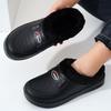 Fleece Half-mop Cotton Rain Shoes Winter Thick-soled Integrated EVA Warm and Waterproof Half-slippers Cotton Slippers Te