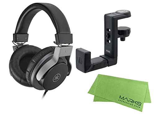 

YAMAHA Studio monitor headphones headphone hanger set original cloth - HPH-MT7 + AT-HPH300 [Marks included]