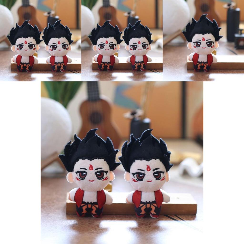 Nezha Wild Hair Plush Keychain Super Soft Stuffed Toy Bag Charm Gift Collectors