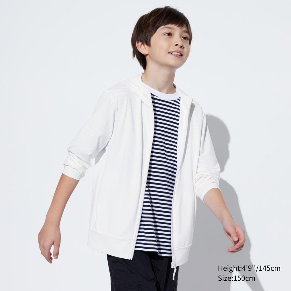 

ТОЛСТОВКА UNIQLO KIDS AIRISM С УФ-ЗАЩИТОЙ (ДЛИННЫЙ РУКАВ)
