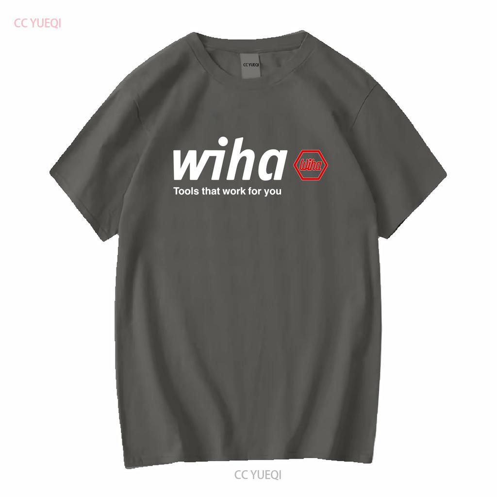 Wiha Tools Logo T shirt Sz S 4XL American Funny USA vintage Washed fashion Stylish Breathable Top For Everyday Wear graphic