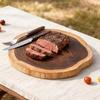 High-End Irregular Acacia Wood Cutting Board & Platter for Camping and Picnics