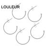 6pcs Stainless Steel C-shaped Ear Hook Earring Pendant Earrings Accessories Ear Pin DIY Handmade Earring Jewelry Making Findings