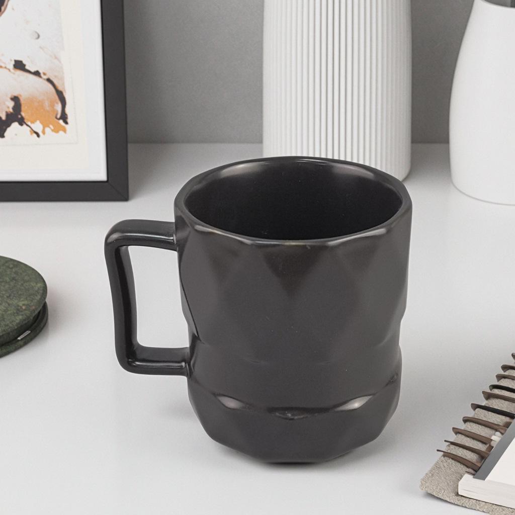 Ceramic Breakfast Cup, Good-looking Couple Water Cup, Medium Temperature Coffee Cup, Retro Mug, Nordic Creative Cup