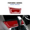 Kohlefaser Für BMW 1er E82 E88 2008-2013 Zubehör Auto Schaltknauf Seitenleiste Aufbewahrungsbox Rahmen Aufkleber Zubehör