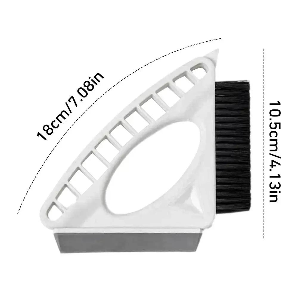 3 In 1 Multifunctional Handheld Water Scraper for Household Cleaning Window Rail Cleaning Brush Grooves Cleaning Brushes Tools