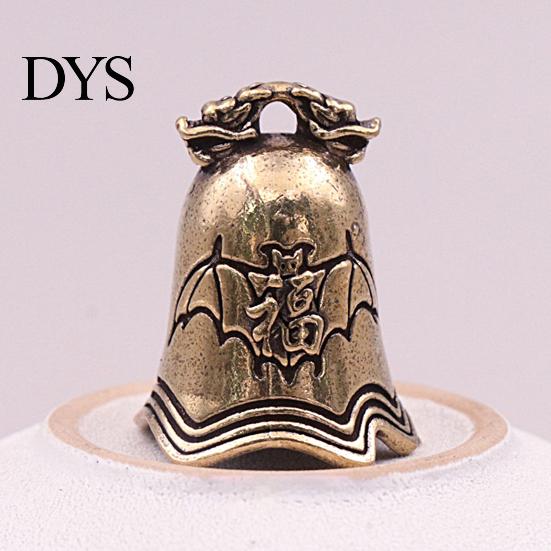 Brass Pendant Old Bronze Bell Finely Build Decorative Compact Decorate Gourd Non-deforming Antique for Living Room Ornament