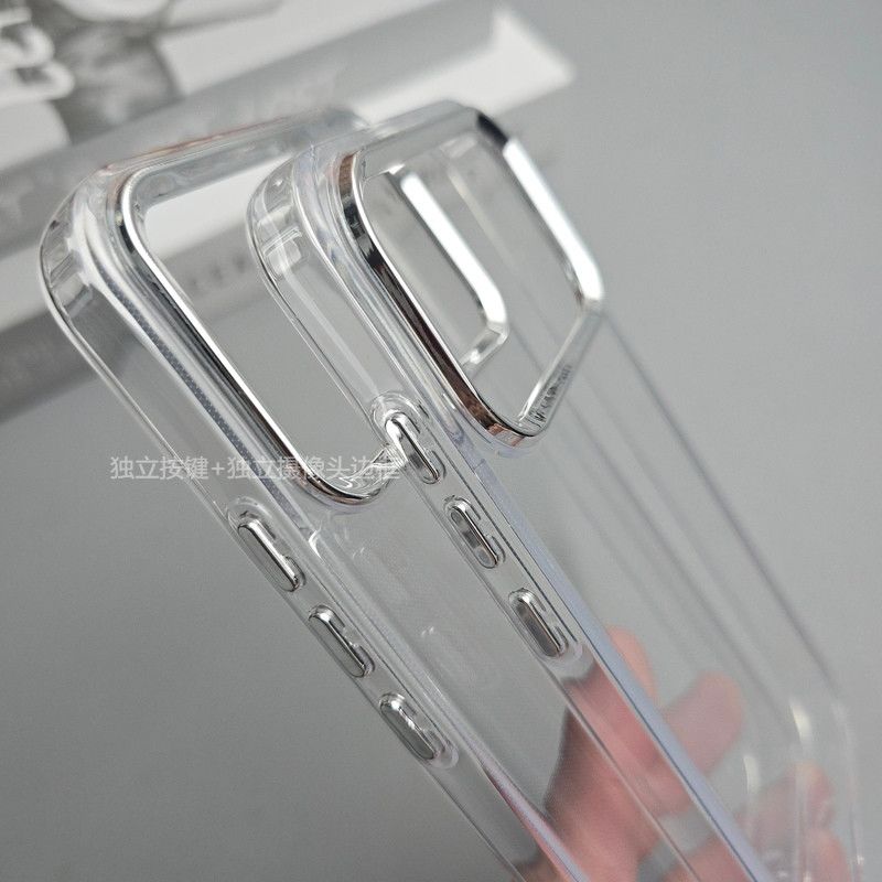 Case For Xiaomi Poco F8 Pro F8 Ultra Simple Clear Camera Plating Magnetic Anti Fall Protect Phone Cover For Poco F8Pro 5G Shell