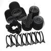 35Pcs Black Curly Hair Roller DIY Hair Curlers for Women  Hair Styling Tool