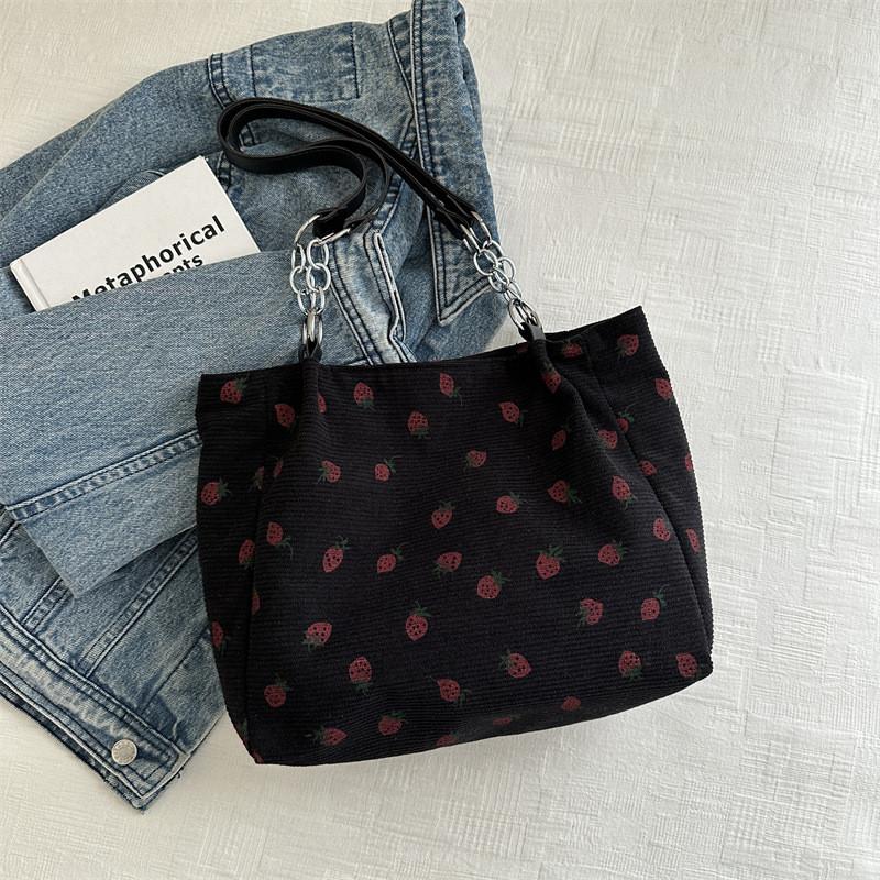 Stylish Spring Collection Casual Tote Bag For Women In Black Pink White And Coffee Colors чёрный