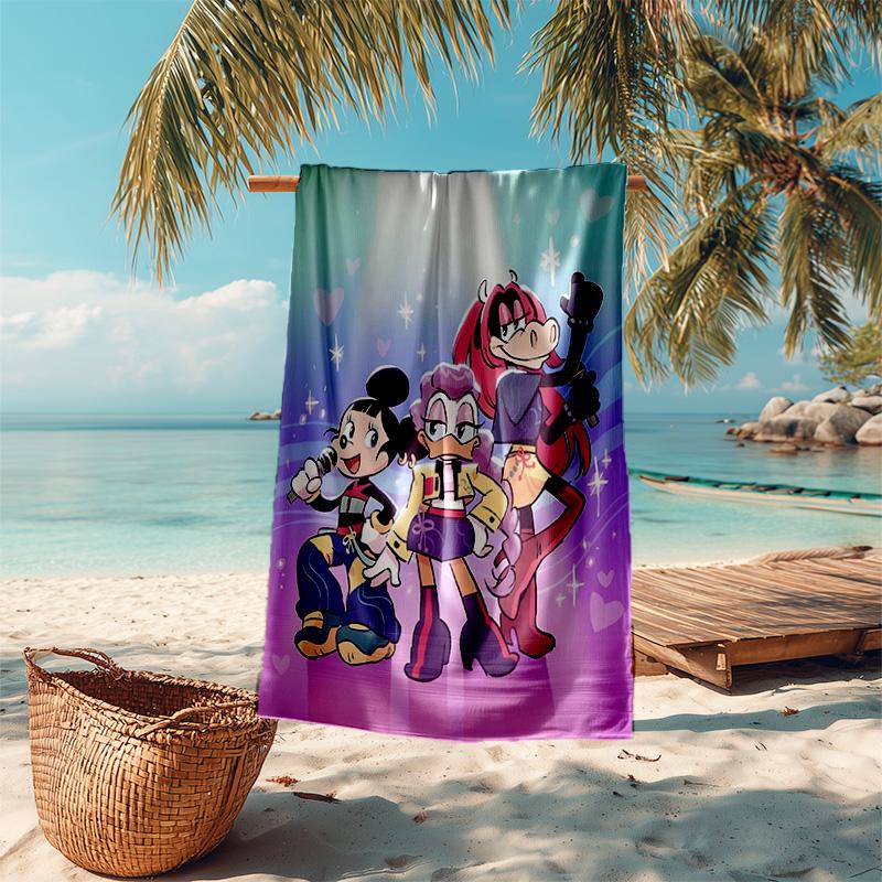 1pc Magical Friendship Adventure Microfiber Beach Towels Quick Dry Towel Sand Beach Towels Pool for Travel Swim Pool. S072101193