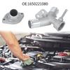 Cooling System Outlet Housing Service Part, Aluminum Port Body with Flange Mount for Engine Repair, Maintenance, and Layout Check Use 1650221080