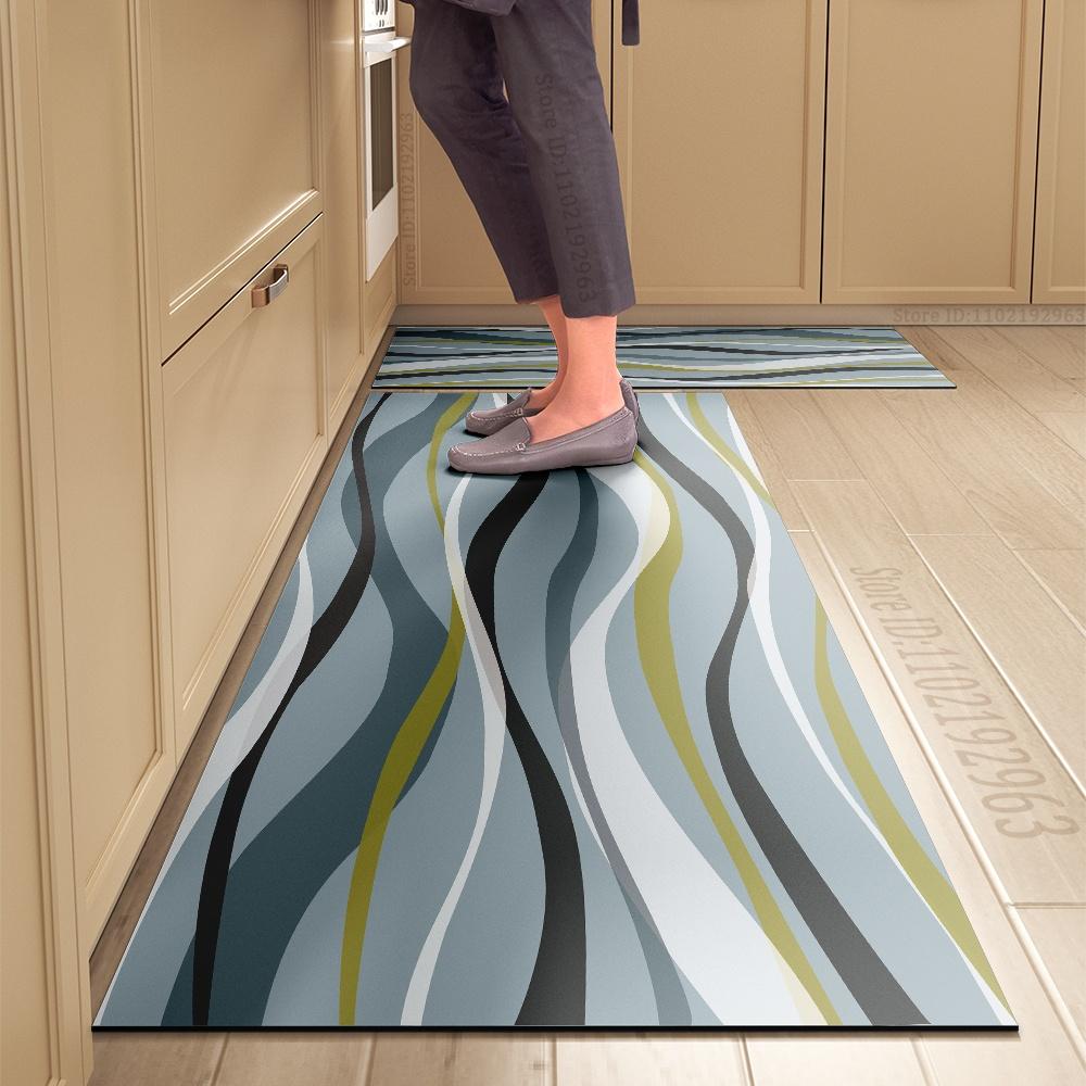 Kitchen Rug Durable Home Entrance Doormat High-end Kitchen Mats for Floor Waterproof House Hold Washable Non-slip Large Carpet