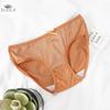 Soft Stretch Cute Bowknot Panty Women Lingerie Mid Waist Briefs Underwear Solid Colors